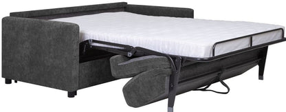 Sleeper Sofa Leana | size: Width: 85cm, Height: 81cm, Depth: 160cm | color: Gray | image: 3 | variant: 1012841
