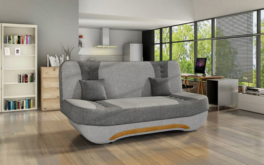 Sleeper Sofa Lerwick 4 | size: Width: 194cm, Height: 95cm, Depth: 92cm | color: Gray | image: 0 | variant: 1013861