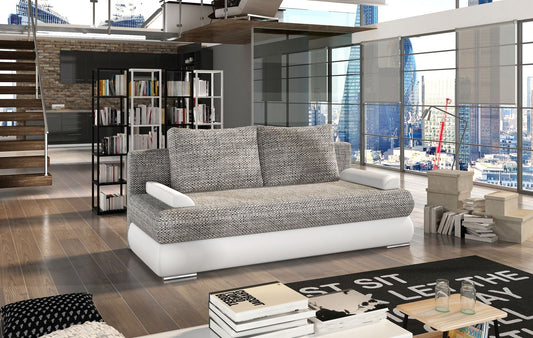 Sleeper Sofa Milo 1 | size: Width: 60cm, Height: 90cm, Depth: 213cm | color: Berlin/Soft | image: 1 | variant: 1017365