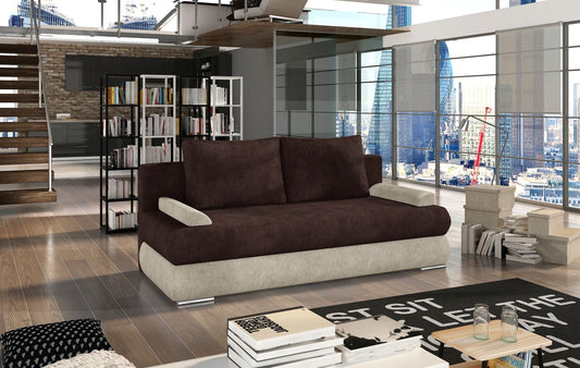 Sleeper Sofa Milo 16 | size: Width: 60cm, Height: 90cm, Depth: 213cm | color: Dora | image: 1 | variant: 1017380
