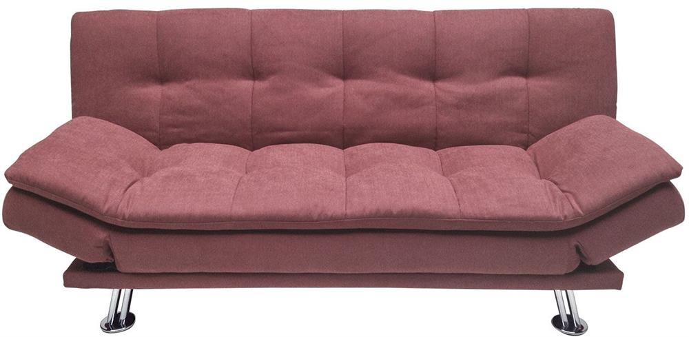 Sleeper Sofa Roxy 3 | size: Width: 189cm, Height: 91cm, Depth: 88cm | color: Pink | image: 2 | variant: 1017587