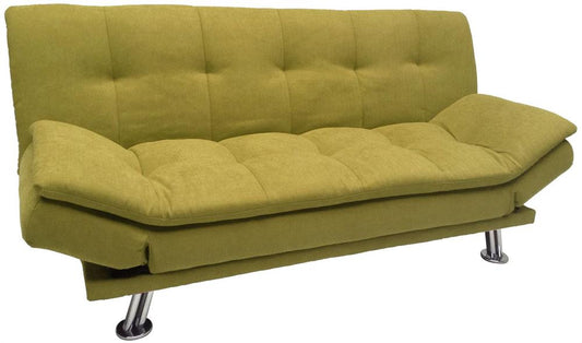 Sleeper Sofa Roxy 4 | size: Width: 189cm, Height: 91cm, Depth: 88cm | color: Yellow | image: 1 | variant: 1017588