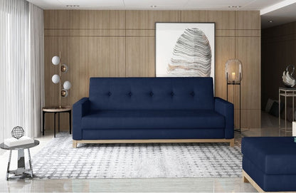 Sleeper Sofa Selene 4 | size: Width: 216cm, Height: 93cm, Depth: 87cm | color: Blue | image: 0 | variant: 1012757
