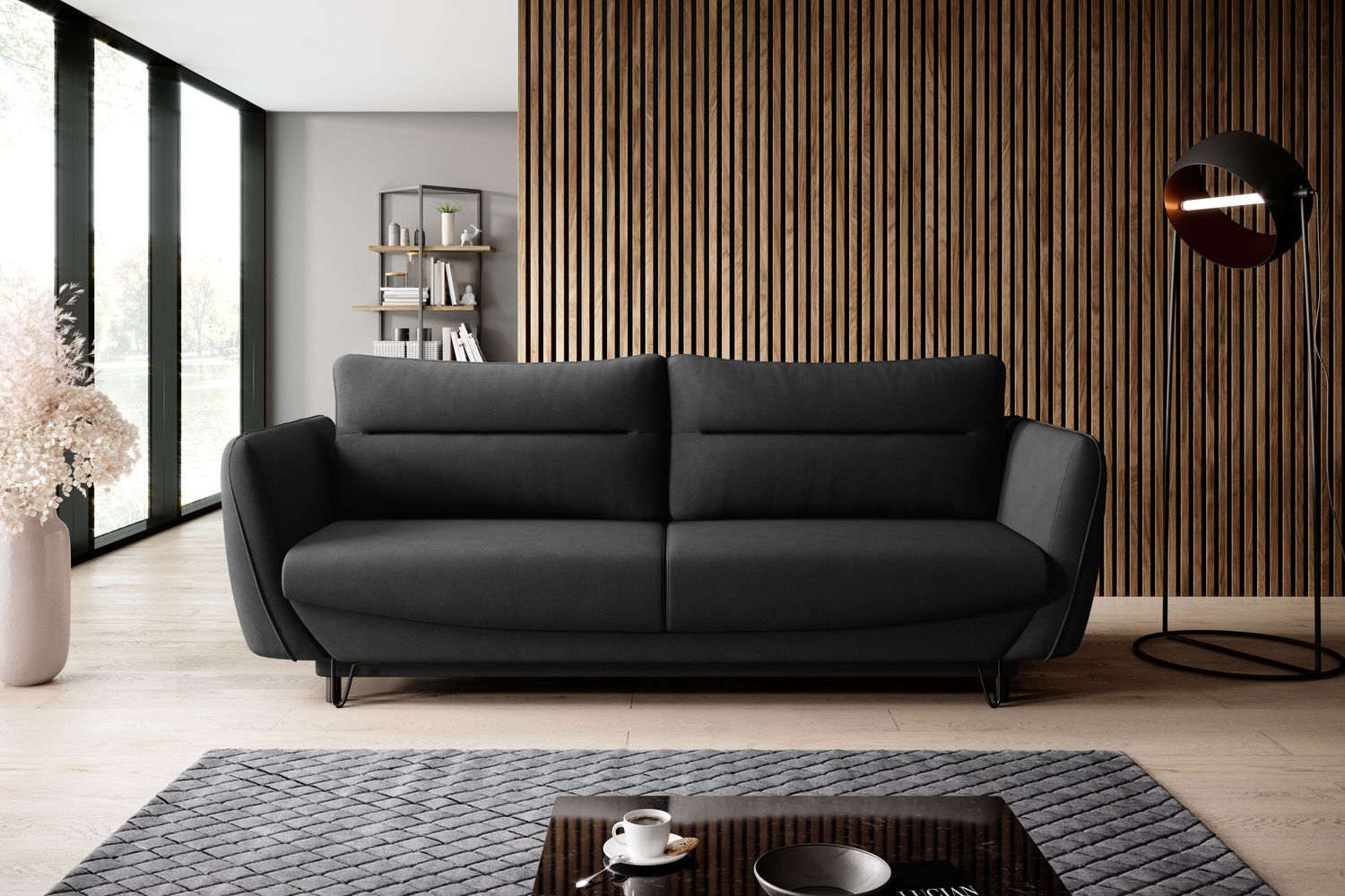 Sleeper Sofa Silva 17 | size: Width: 95cm, Height: 90cm, Depth: 236cm | color: Poco | image: 1 | variant: 1017491