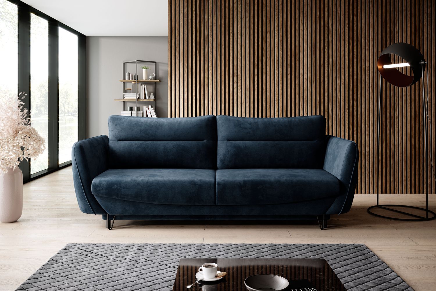 Sleeper Sofa Silva 28 | size: Width: 95cm, Height: 90cm, Depth: 236cm | color: Nube | image: 1 | variant: 1017502