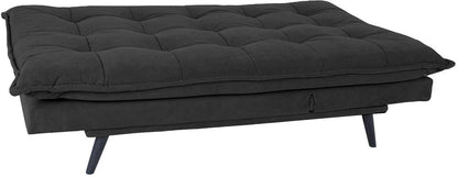 Sleeper Sofa Spry | size: Width: 193cm, Height: 89cm, Depth: 92cm | color: Black | image: 5 | variant: 1002013
