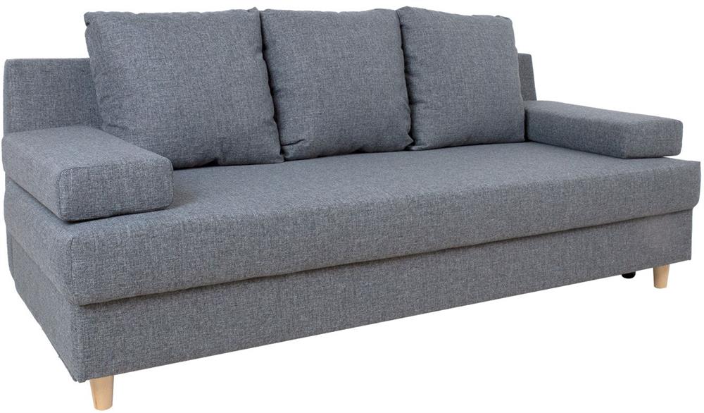 Sleeper Sofa Vella | size: Width: 195cm, Height: 76cm, Depth: 92cm | color: Gray | image: 1 | variant: 1002004