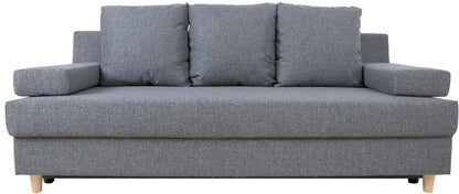 Sleeper Sofa Vella | size: Width: 195cm, Height: 76cm, Depth: 92cm | color: Gray | image: 2 | variant: 1002004