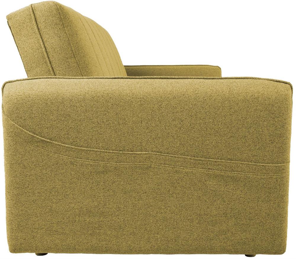 Sleeper Sofa Visby 1 | size: Width: 200cm, Height: 93cm, Depth: 88cm | color: Yellow | image: 7 | variant: 1017584