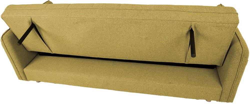 Sleeper Sofa Visby 1 | size: Width: 200cm, Height: 93cm, Depth: 88cm | color: Yellow | image: 9 | variant: 1017584