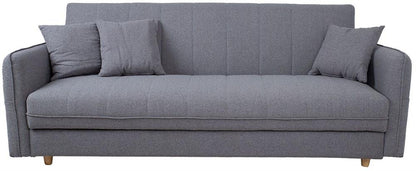 Sleeper Sofa Visby | size: Width: 200cm, Height: 93cm, Depth: 88cm | color: Gray | image: 3 | variant: 1017583