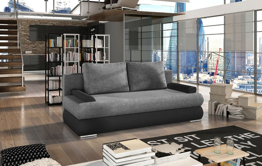 Sleeper Sofa Warwick | size: Width: 60cm, Height: 90cm, Depth: 213cm | color: Sawana/Soft | image: 1 | variant: 1017955