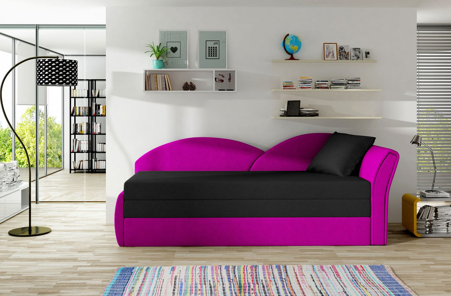 Sleeper Sofa West Llandovery 18 | size: Width: 80cm, Height: 77cm, Depth: 218cm | color: Alova | image: 1 | variant: 1017727