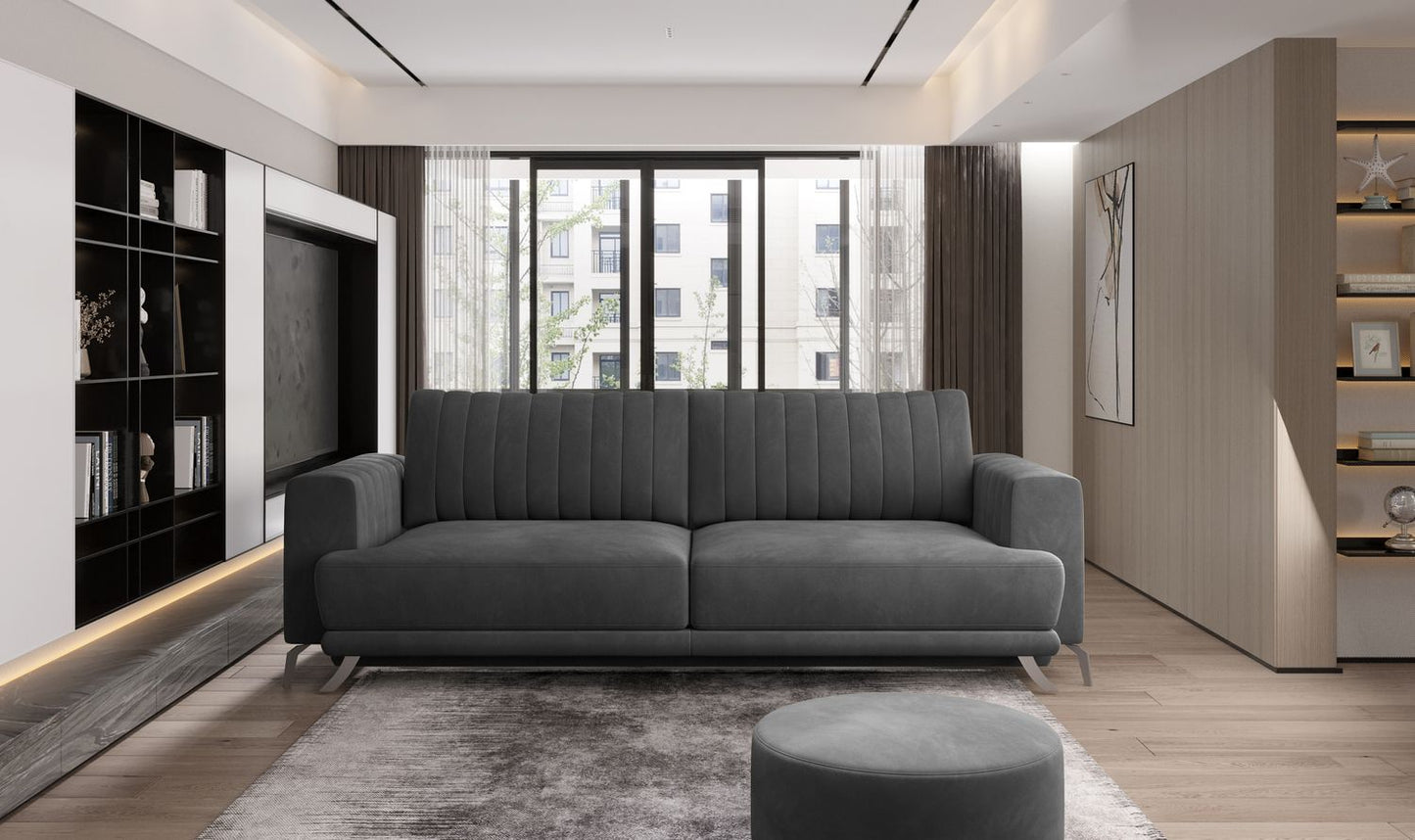 Sleeper Sofa West Nancy 17 | size: Width: 95cm, Height: 90cm, Depth: 250cm | color: Nube | image: 1 | variant: 1017848