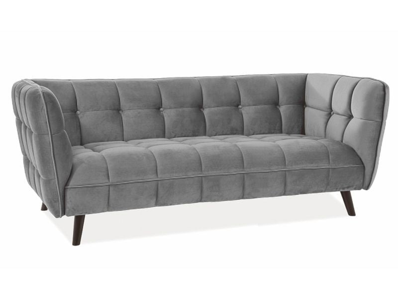 Sofa Castello 3 | size: Width: 200cm, Height: 78cm, Depth: 85cm | color: Gray | image: 0 | variant: 1000177