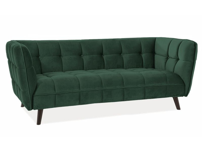 Sofa Castello 3 | size: Width: 200cm, Height: 78cm, Depth: 85cm | color: Green | image: 1 | variant: 1000182