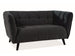 Sofa Castello | size: Width: 145cm, Height: 78cm, Depth: 60cm | color: Black | image: 1 | variant: 1000343