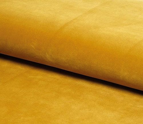 Sofa Karo 2 Velvet | size: Width: 140cm, Height: 76cm, Depth: 54cm | color: Yellow | image: 3 | variant: 1000587