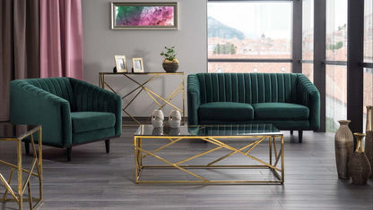 Sofa New York | size: Width: 150cm, Height: 78cm, Depth: 60cm | color: Green | image: 2 | variant: 1003452