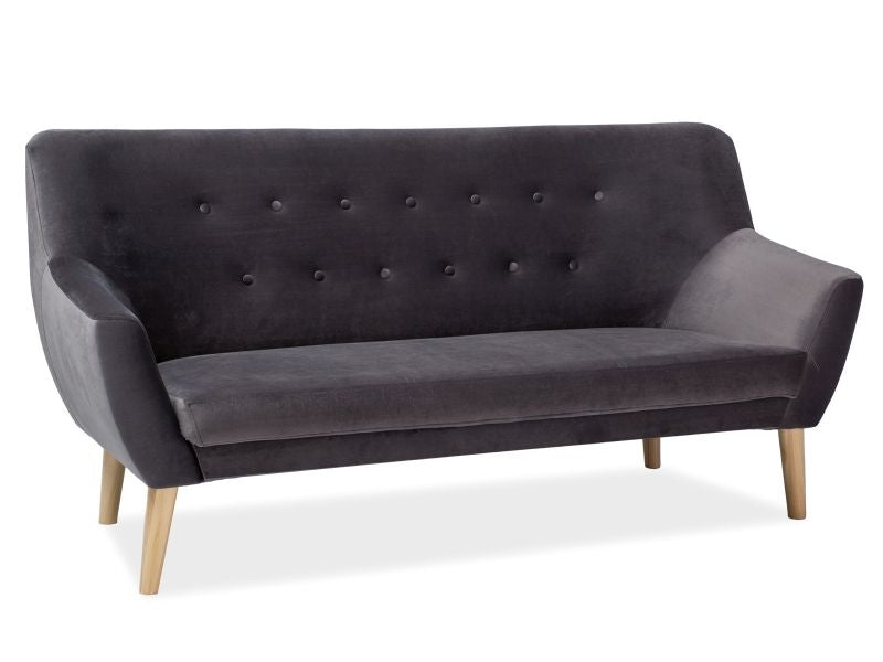 Sofa Nordic 3 | size: Width: 180cm, Height: 90cm, Depth: 75cm | color: Gray | image: 1 | variant: 1000234