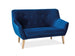 Sofa Phoenix | size: Width: 136cm, Height: 90cm, Depth: 75cm | color: Blue | image: 1 | variant: 1003469