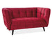Sofa Portland | size: Width: 145cm, Height: 78cm, Depth: 60cm | color: Red | image: 1 | variant: 1003475