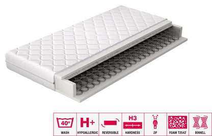 Spring Mattress Orsola 15 | size: Length: 200cm, Width: 140cm | image: 2 | variant: 1013046