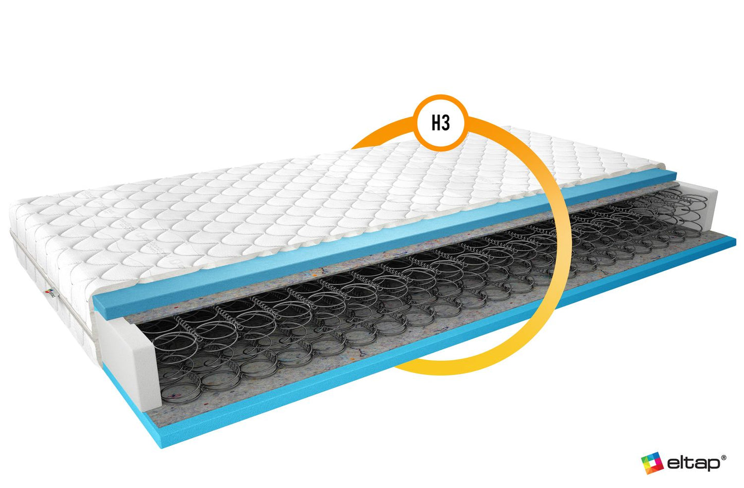 Spring Mattress Orsola 8 | size: Length: 200cm, Width: 90cm | image: 1 | variant: 1013039