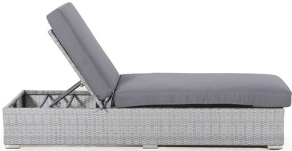Sun Lounger Ascot | size: Length: 195cm, Width: 69cm, Height: 90cm | color: Gray | image: 3 | variant: 1012234