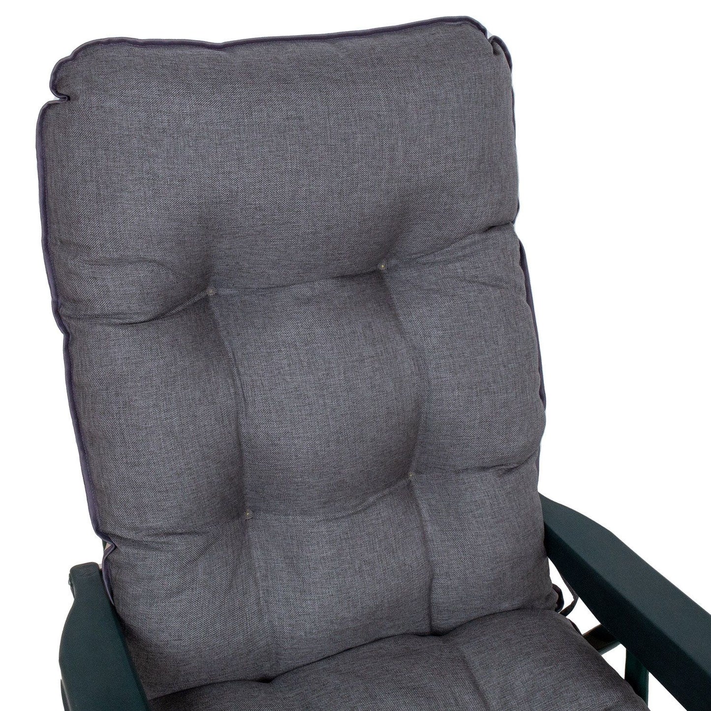 Sun Lounger Baden-baden 2 | size: Length: 165cm, Width: 57cm, Height: 100cm | color: Gray | image: 2 | variant: 1002837