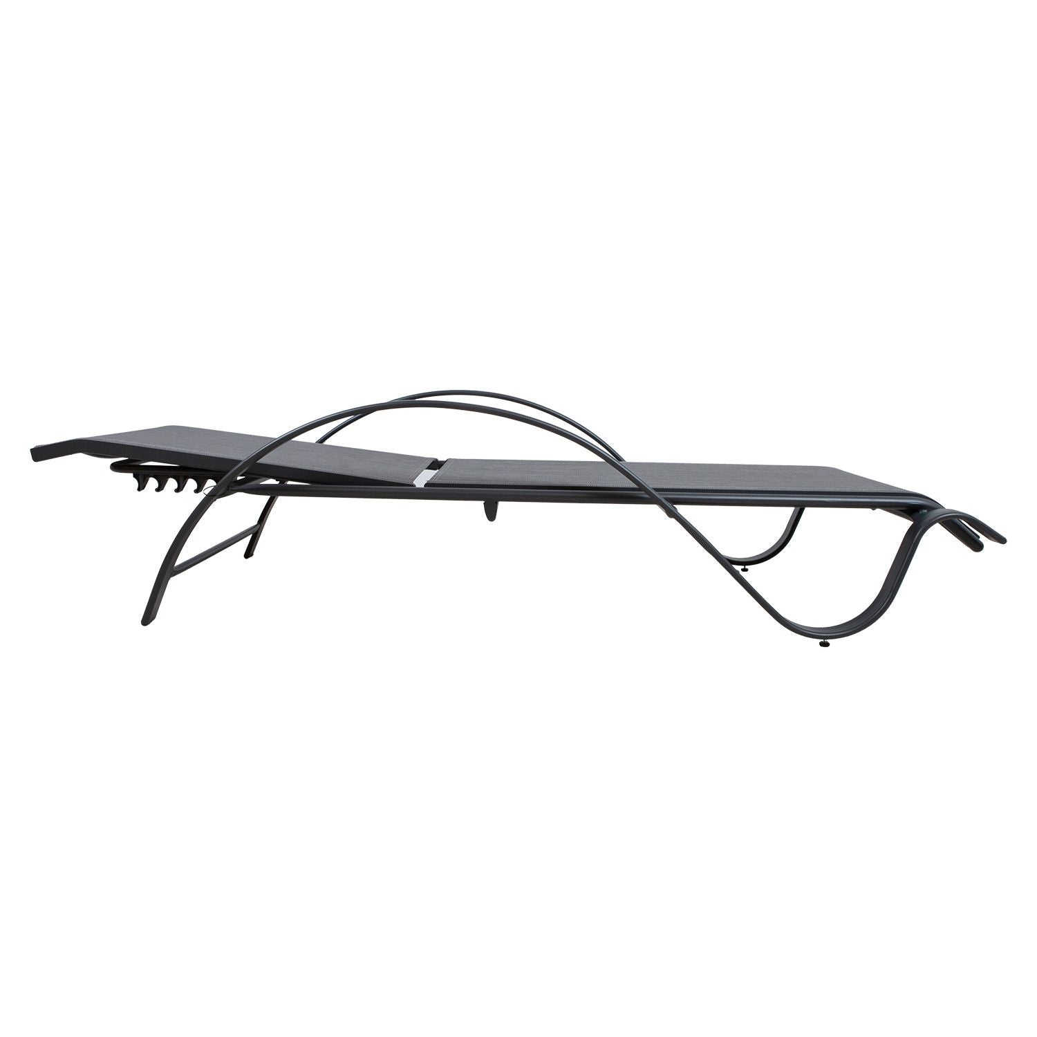 Sun Lounger Boston 2 | size: Length: 194cm, Width: 67cm, Height: 95cm | color: Gray | image: 1 | variant: 1017785