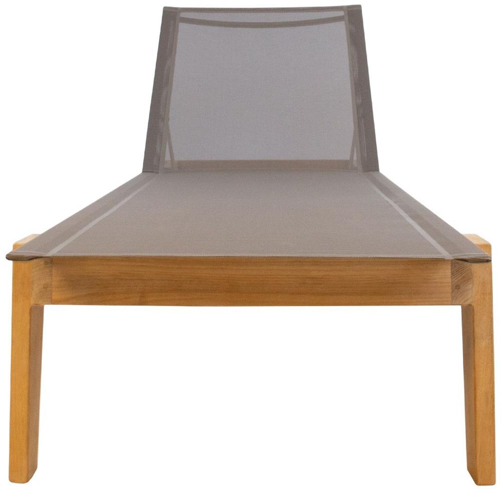 Sun Lounger East St Davids | size: Length: 210cm, Width: 72cm, Height: 36.5cm | color: Brown/Grey | image: 3 | variant: 1006401
