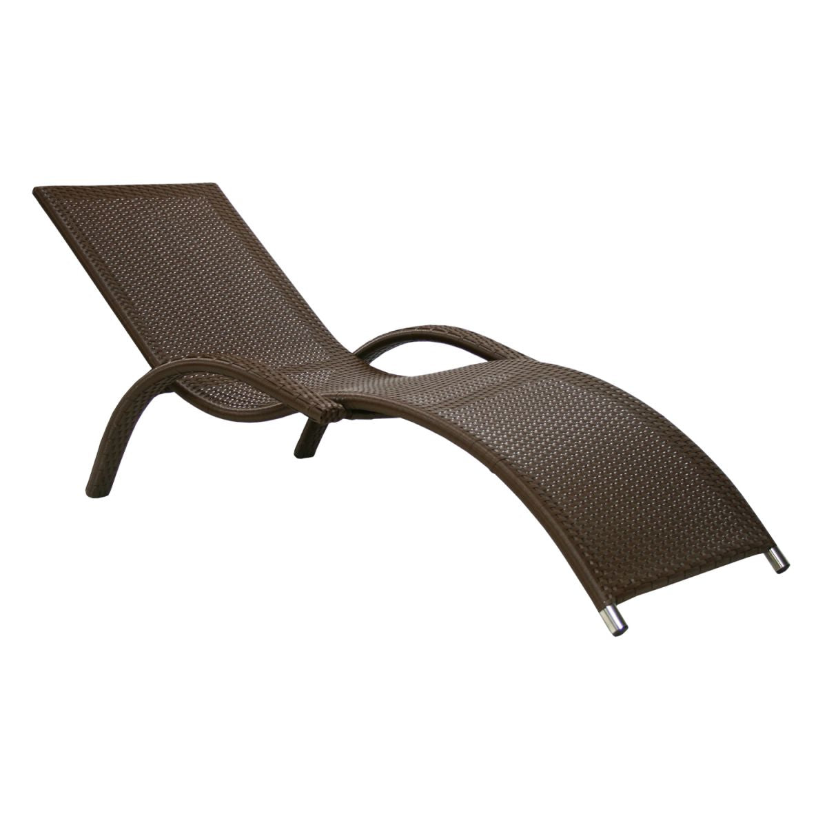 Sun Lounger Meridian | size: Length: 180cm, Width: 75cm, Height: 73cm | color: Brown | image: 1 | variant: 1002858
