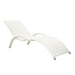 Sun Lounger Meridian | size: Length: 180cm, Width: 75cm, Height: 73cm | color: White | image: 1 | variant: 1002857