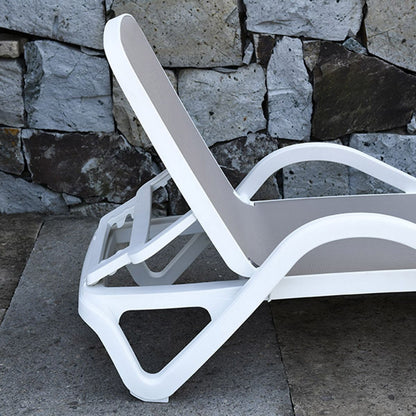 Sun Lounger Resort | size: Length: 197cm, Width: 71.3cm, Height: 45.5cm | color: Beige | image: 3 | variant: 1011857