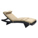 Sun Lounger Stella | size: Length: 200cm, Width: 65.5cm, Height: 33cm | color: Beige | image: 1 | variant: 1002861