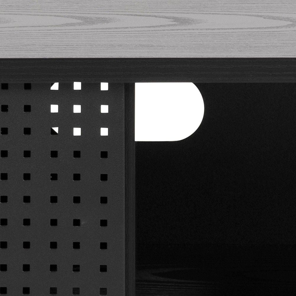 TV Table Angus | size: Length: 40cm, Width: 140cm, Height: 44.5cm | color: Black | image: 6 | variant: 1012140