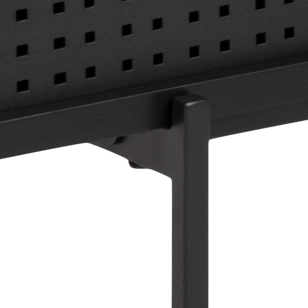 TV Table Angus | size: Length: 40cm, Width: 140cm, Height: 44.5cm | color: Black | image: 7 | variant: 1012140