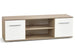 TV Table Ankara | size: Length: 40cm, Width: 137cm, Height: 44cm | color: White/Oak | image: 0 | variant: 1003106