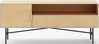 TV Table Bassel | size: Length: 40cm, Width: 120cm, Height: 50cm | color: Oak | image: 2 | variant: 1017039