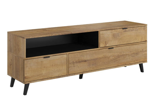 TV Table East Charleston | size: Length: 40cm, Width: 160cm, Height: 55cm | color: Oak | image: 1 | variant: 1006718