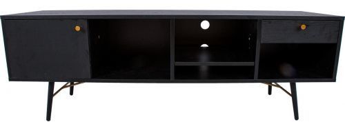 TV Table East Lampeter | size: Length: 40cm, Width: 150cm, Height: 50cm | color: Black | image: 1 | variant: 1005541