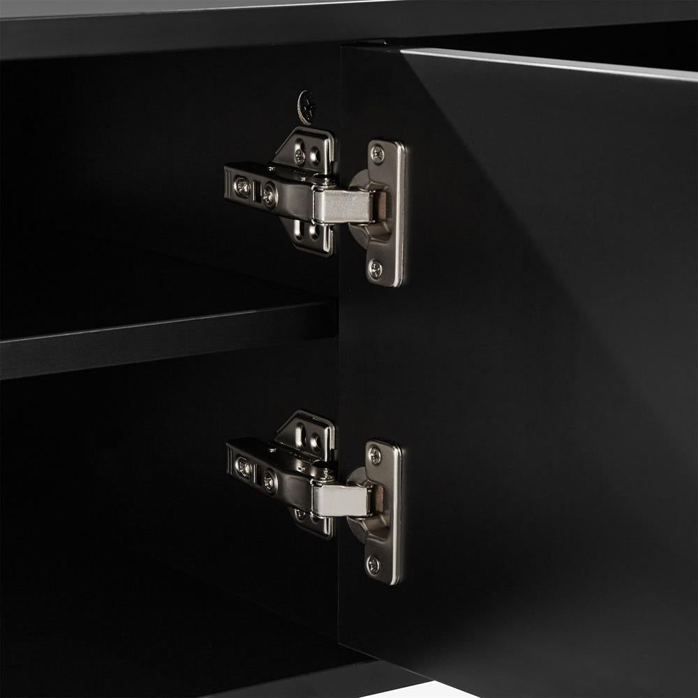 TV Table East Vatican | size: Length: 40cm, Width: 150cm, Height: 50cm | color: Black | image: 10 | variant: 1006171