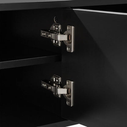 TV Table East Vatican | size: Length: 40cm, Width: 150cm, Height: 50cm | color: Black | image: 10 | variant: 1006171