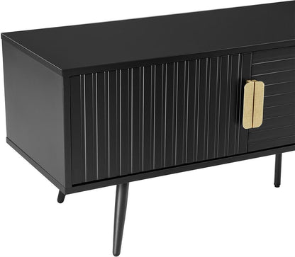 TV Table East Vatican | size: Length: 40cm, Width: 150cm, Height: 50cm | color: Black | image: 5 | variant: 1006171