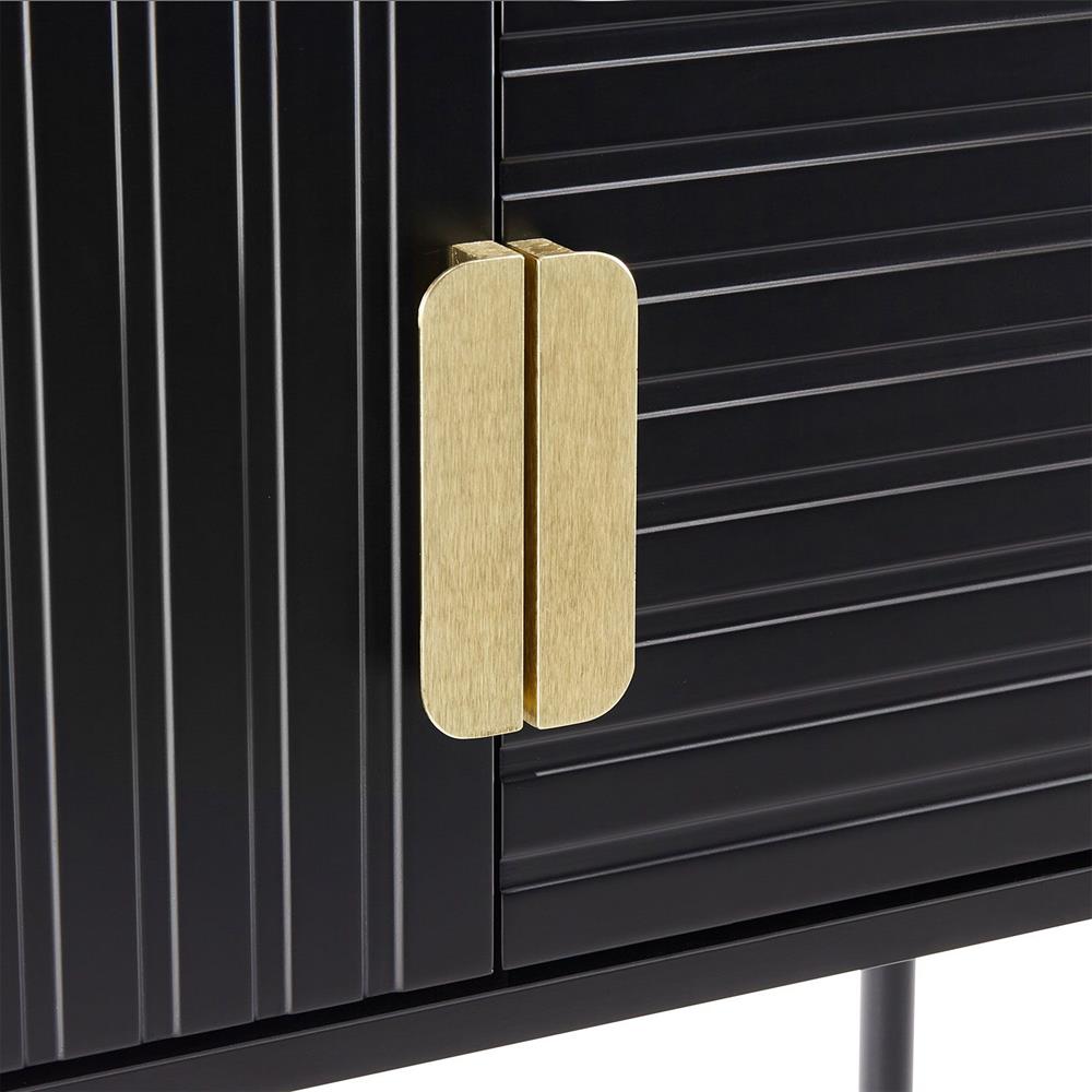 TV Table East Vatican | size: Length: 40cm, Width: 150cm, Height: 50cm | color: Black | image: 6 | variant: 1006171