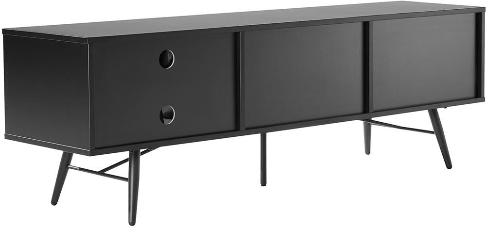 TV Table East Vatican | size: Length: 40cm, Width: 150cm, Height: 50cm | color: Black | image: 7 | variant: 1006171