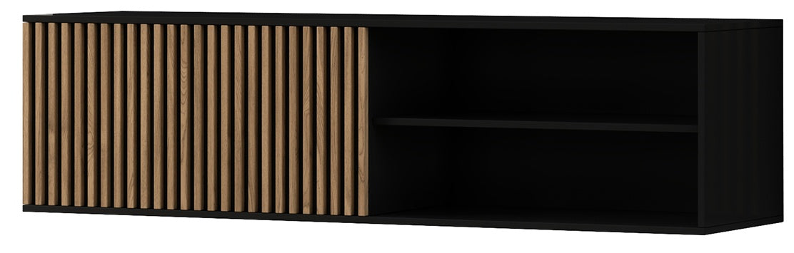 TV Table Meorati 1 | size: Length: 40cm, Width: 150cm, Height: 40cm | color: Black | image: 0 | variant: 1017070