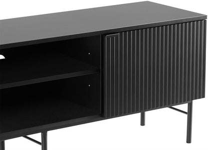 TV Table Milton | size: Length: 40cm, Width: 150cm, Height: 55cm | color: Black | image: 6 | variant: 1001467