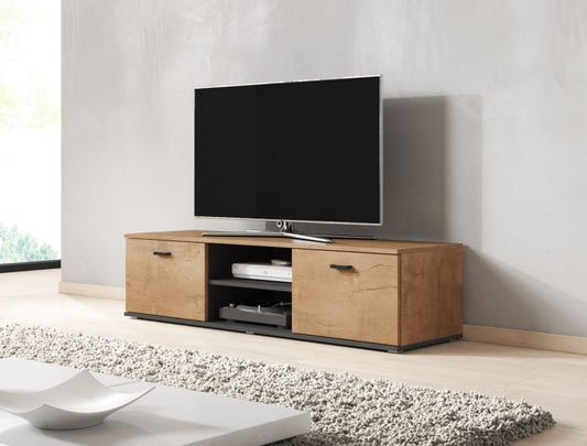TV Table Soho | size: Length: 43cm, Width: 140cm, Height: 37cm | color: Oak | image: 0 | variant: 1012650